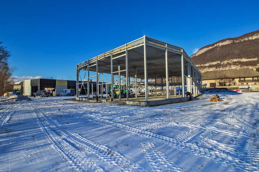 Suivi de chantier village d'entreprises Sillingy (du 9 au 22 janvier 2017)